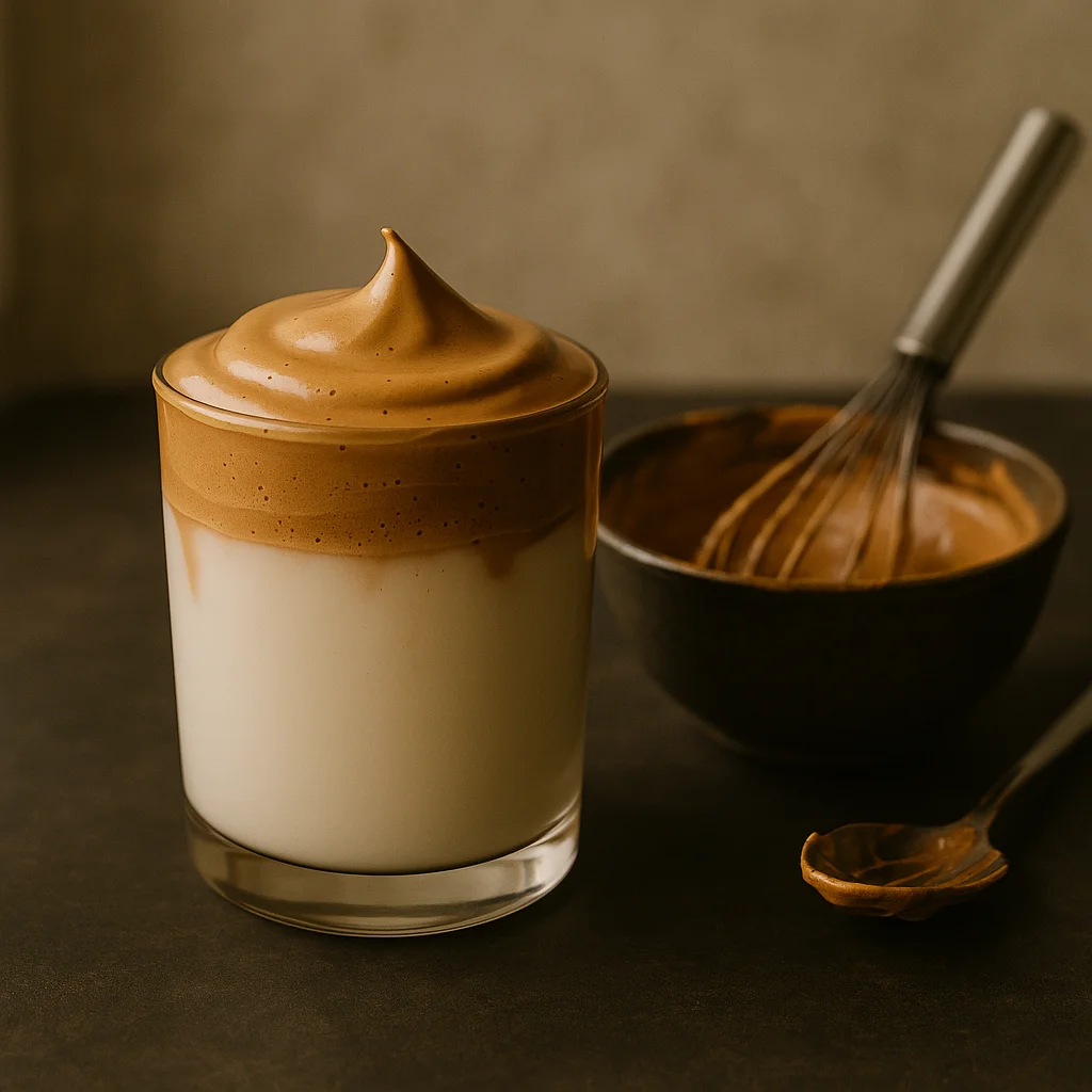 Dalgona Kaffee — Zutaten und Zubereitung