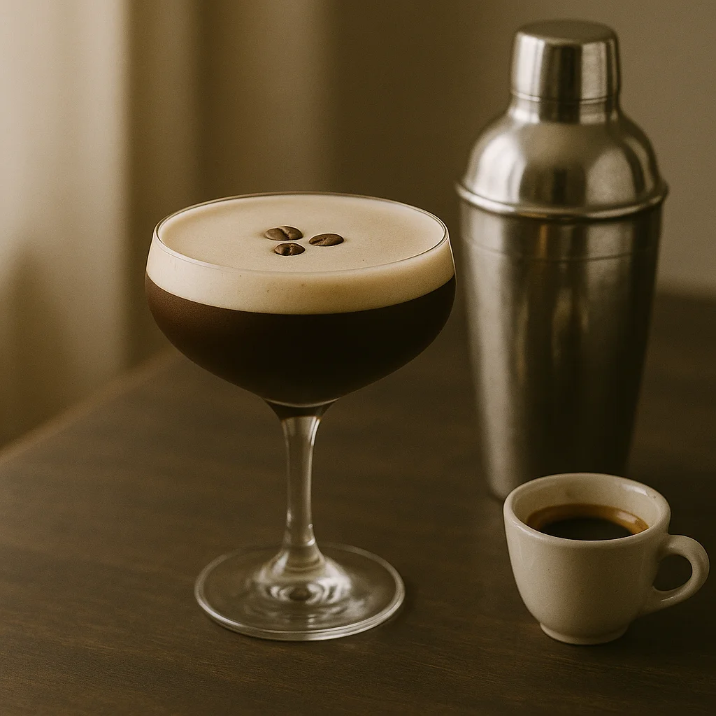 Espresso Martini — Zutaten und Zubereitung