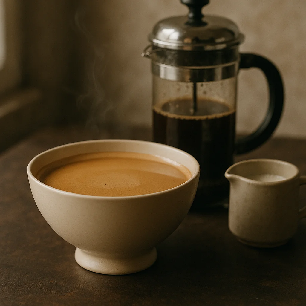 Milchkaffee — Zutaten und Zubereitung