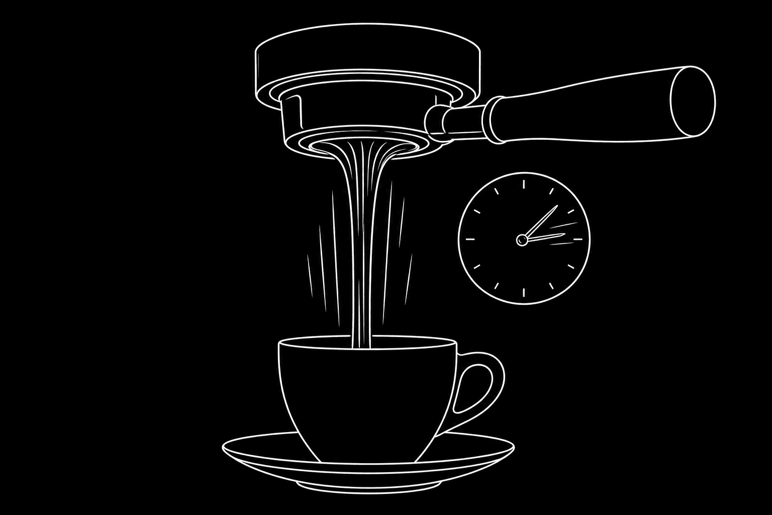 Espresso Laeuft Zu Schnell