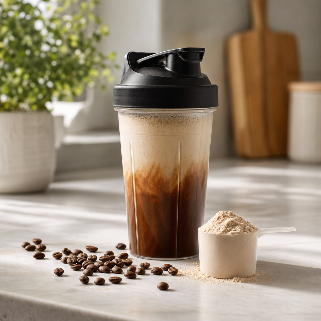 Protein Cold Brew im Shaker